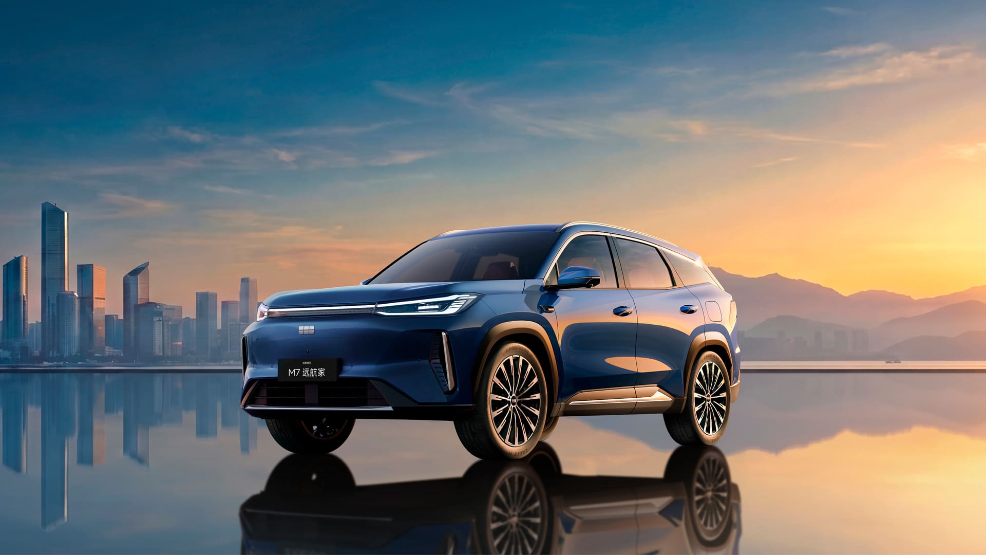 Электромобили Geely Galaxy M7 PHEV из Китая